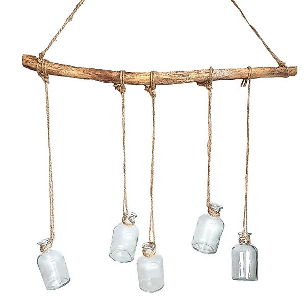 Deko AS Hängedekoration Holzast mit Vasen günstig online kaufen