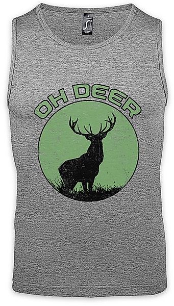 Urban Backwoods Tanktop Oh Deer Ärmelloses T-Shirt Dear Hirsch Reh Jagd Jäg günstig online kaufen