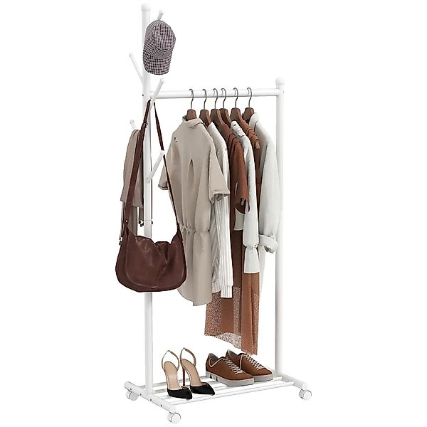 BlingBin Kleiderständer Garderobenständer mit Kleiderstange, 5 günstig online kaufen
