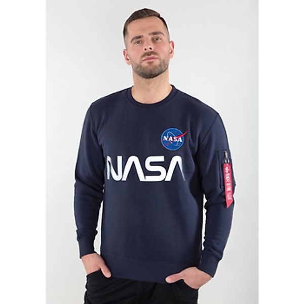 Alpha Industries  Sweatshirt NASA Reflective Sweatshirt - rep.blue günstig online kaufen
