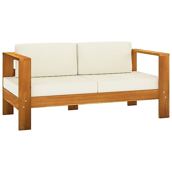 vidaXL Gartenlounge-Set 10-tlg. Garten-Lounge-Set mit Kissen günstig online kaufen