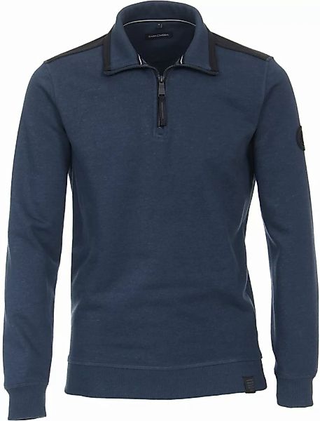 Casa Moda Half Zip Sweater Dunkelblau Indigo - Größe XXL günstig online kaufen