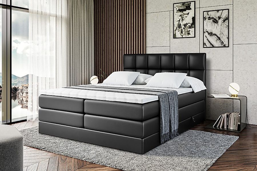ALTDECOR Boxspringbett RICAR KING (mit Matratze günstig online kaufen