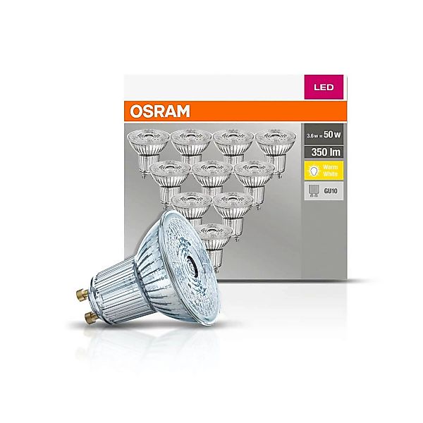 OSRAM LED-Reflektor GU10 4,3W 2.700K 350lm 10er günstig online kaufen