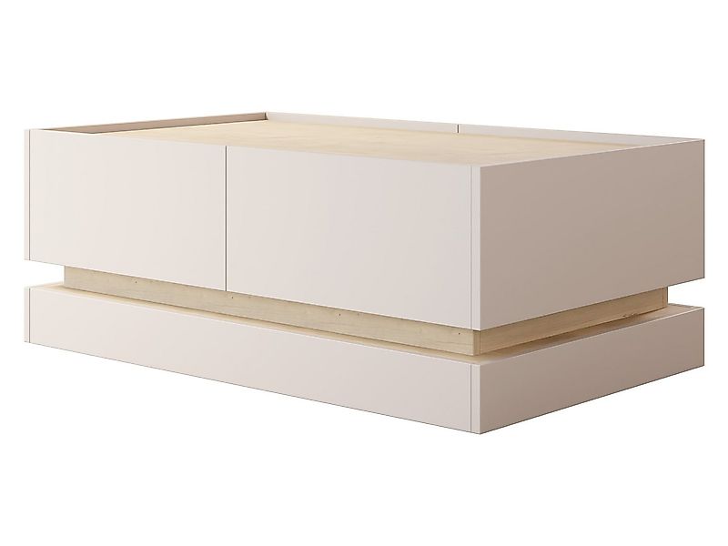 MIRJAN24 Couchtisch Zarpant L97 4K (mit vier Klappen), Sockel + höhenverste günstig online kaufen