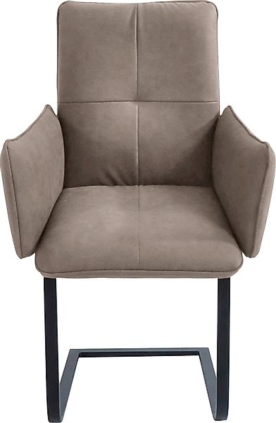 K+W Komfort & Wohnen Freischwinger () Freischwinger, Gestell in Metall schw günstig online kaufen