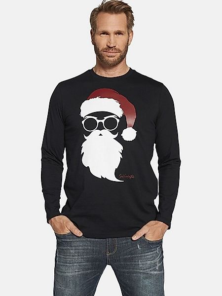 Jan Vanderstorm Langarmshirt REEVERT mit Nikolaus-Motiv günstig online kaufen