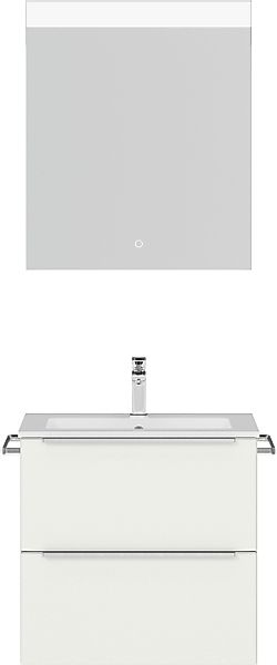 nobilia® Badmöbel-Set »Levere« vormontiert, mit Soft-Close, 2 Stk. tlg. ink günstig online kaufen