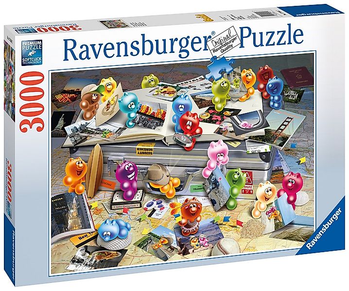 Ravensburger Puzzle Ravensburger, Gelini auf Reisen 3000 Teile Puzzle, 3000 günstig online kaufen