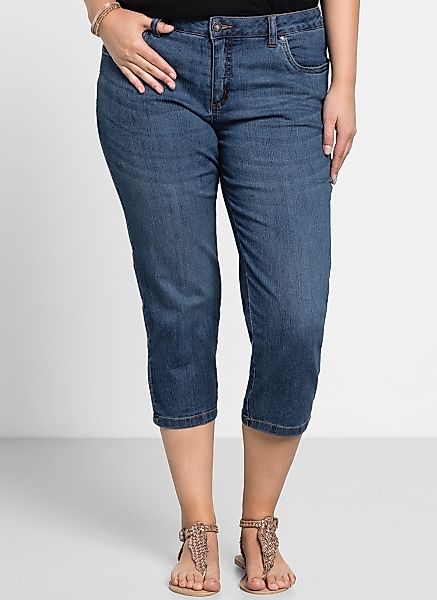 Sheego 5-Pocket-Jeans 1 Stk. tlg. günstig online kaufen