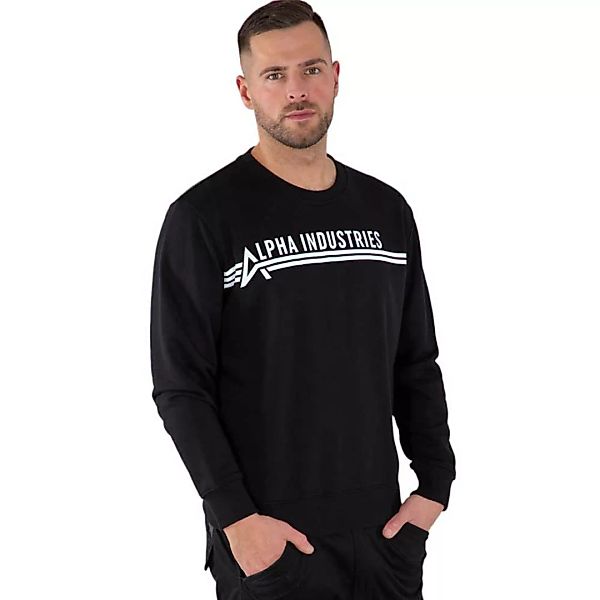 Alpha Industries Industries Sweatshirt S Black / White günstig online kaufen