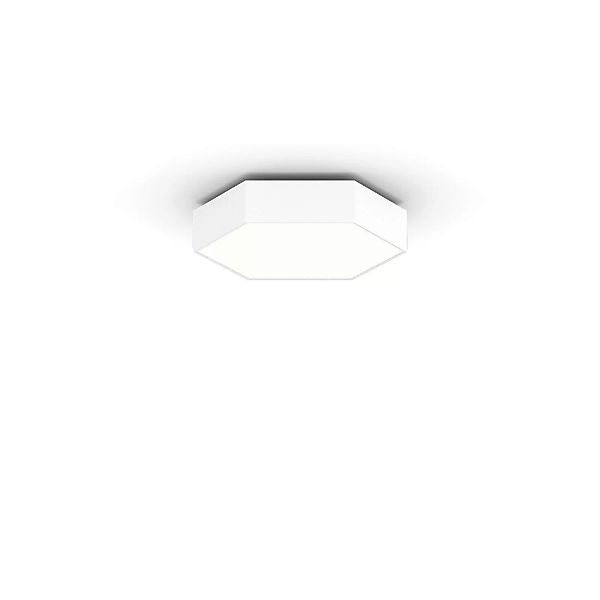 XAL HEX-O 500 LED-Deckenlampe, 50x43,3cm weiß günstig online kaufen