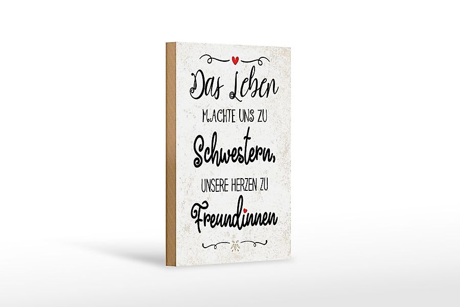 Femer GmbH Holzbild Spruch 12x18 cm günstig online kaufen