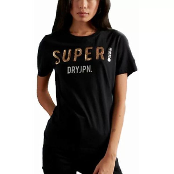 Superdry  T-Shirt Jpn Sequin black günstig online kaufen
