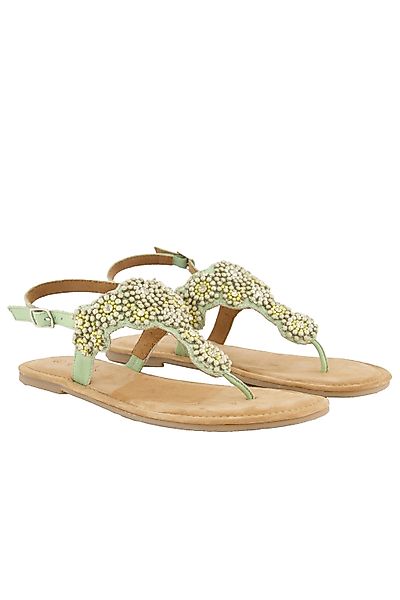Ulla Popken Riemchensandalen Perlen Memory Foam günstig online kaufen