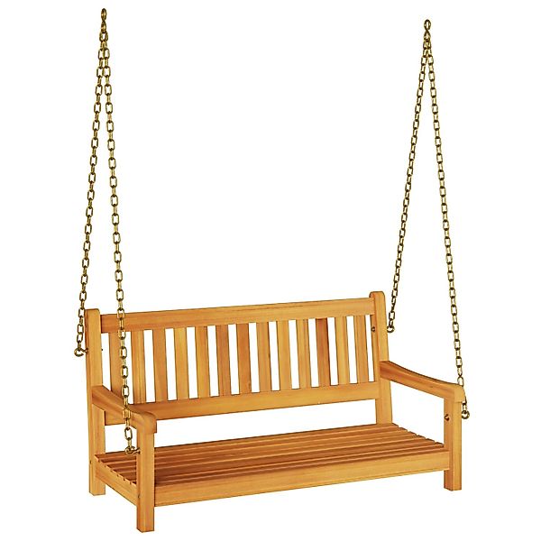 vidaXL 2-Sitzer Garten-Schaukelbank 110x56x58 cm Massivholz Akazie 4105521 günstig online kaufen