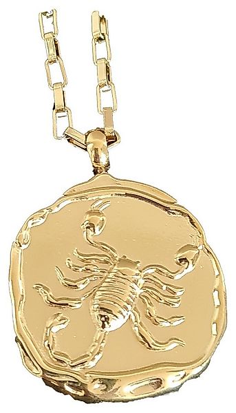 Einkaufszauber Kette mit Anhänger Halskette Sternzeichen Skorpion, Sternzei günstig online kaufen