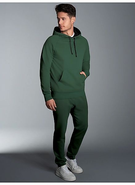 Trigema Jogginganzug "TRIGEMA Jogginganzug aus Biobaumwolle" 1 Stk. tlg. günstig online kaufen