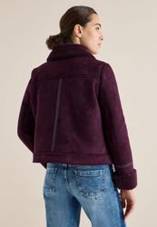 CECIL Lederimitatjacke in Velours-Optik günstig online kaufen