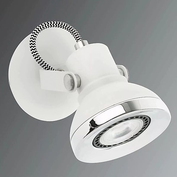 Wandstrahler Ring mit LED in Weiß günstig online kaufen