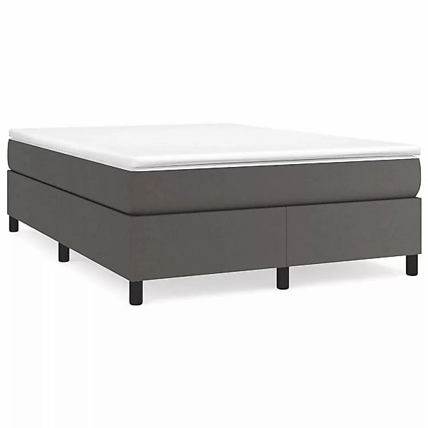 vidaXL Boxspringbett Cappuccino-Braun 140x190 cm Kunstleder1465982 günstig online kaufen