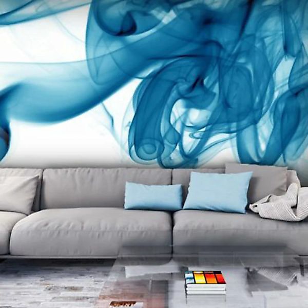artgeist Fototapete Blauer Rauch blau/weiß Gr. 200 x 154 günstig online kaufen