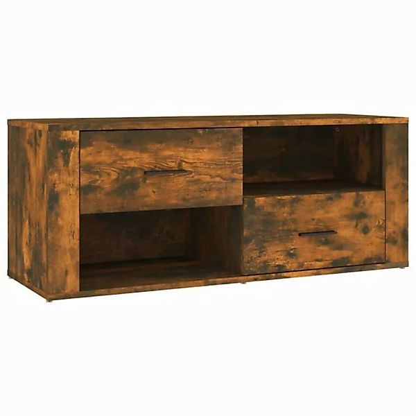 furnicato TV-Schrank Räuchereiche 100x35x40 cm Holzwerkstoff (1-St) günstig online kaufen