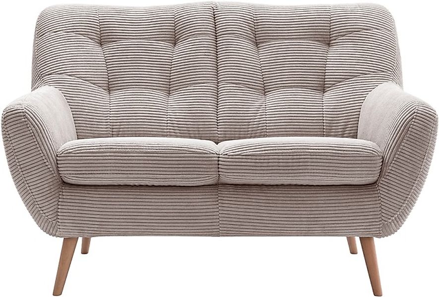 exxpo - sofa fashion 2-Sitzer »Scandi, bequem, aufwendige Rückenpolsterung günstig online kaufen