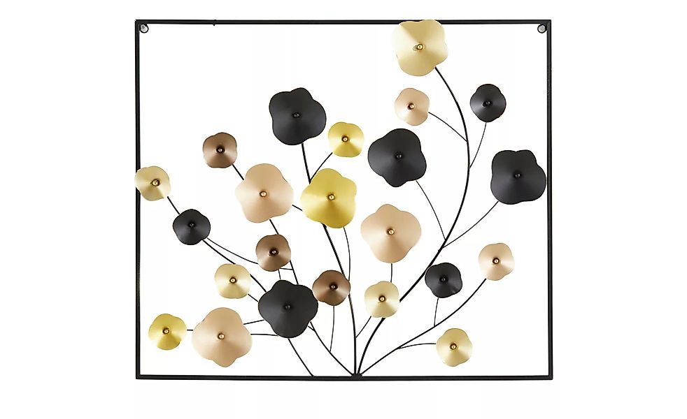 Wanddekoration Blumen - kupfer - Metall - 70 cm - 30 cm - Dekoration > Deko günstig online kaufen