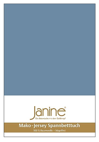 Janine Spannbettlaken "MAKO-FEINJERSEY 5007" aus 100% Baumwolle, für Matrat günstig online kaufen