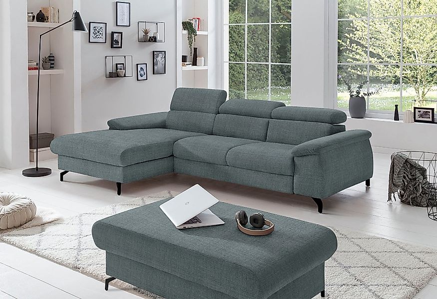 COTTA Ecksofa "Kitty L-Form", inkl. Kopfteilverstellung, optional mit Bettf günstig online kaufen