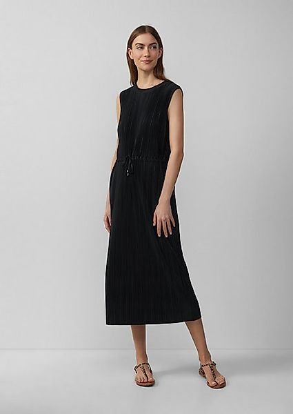 s.Oliver Maxikleid Gestreiftes Kleid im Relaxed Fit mit überschnittenen Sch günstig online kaufen