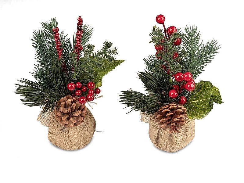 Gestecke Winterzeit, formano, Höhe 22 cm, Farbe: Mehrfarbig, Motiv: Beeren günstig online kaufen