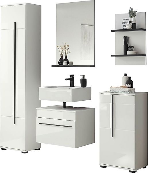 INOSIGN Badmöbel-Set »Cantara, Bad im modernen Design, 5-teiliges Badezimme günstig online kaufen