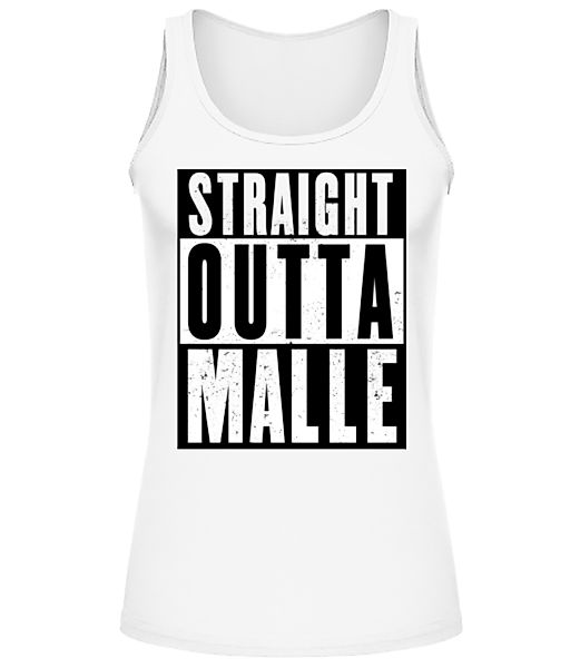 Straight Outta Malle Black · Frauen Tank Top günstig online kaufen