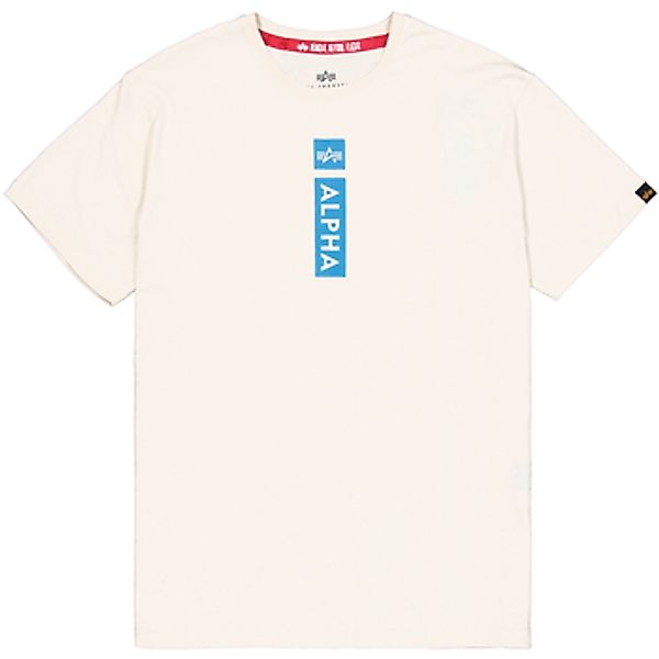 Alpha Industries  T-Shirts & Poloshirts Alpha Puff Print T - vintage white günstig online kaufen