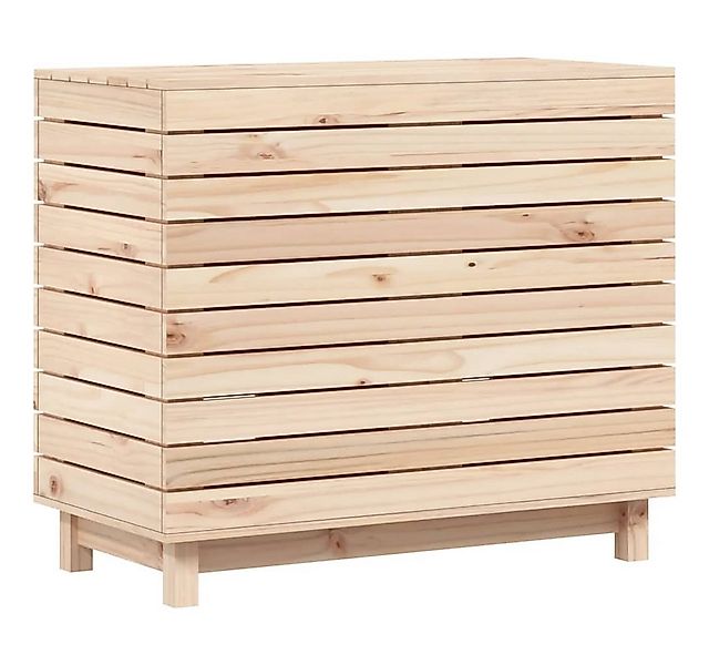 vidaXL Wäschekorb Wäschetruhe 88,5x44x76 cm Massivholz Kiefer (1 St) günstig online kaufen