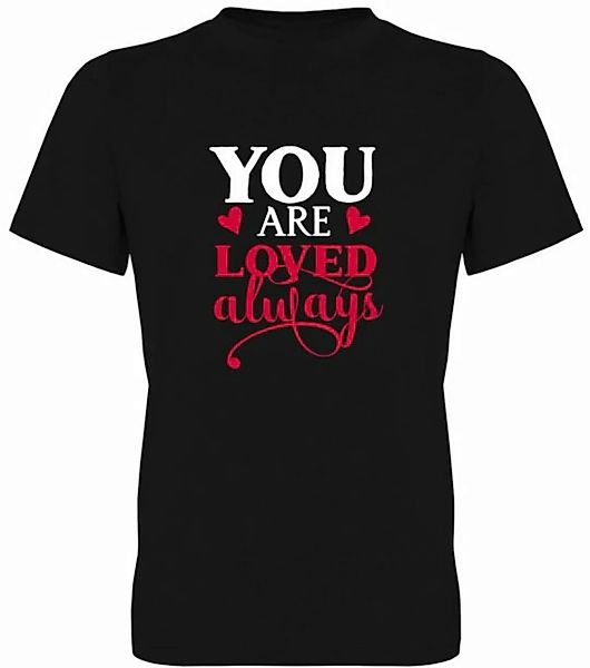 G-graphics T-Shirt You are loved always Herren T-Shirt, mit Frontprint, mit günstig online kaufen