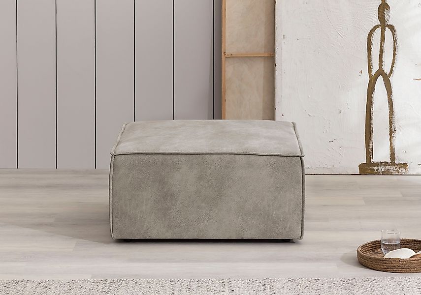 Home affaire Hocker SHERWOOD, Hocker quadratisch, günstig online kaufen