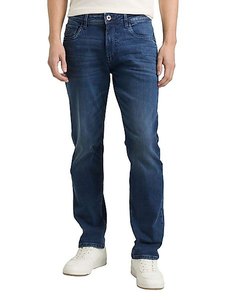 Tom Tailor Herren Jeans MARVIN STRAIGHT - Mid Waist - Straight Fit - Blau S günstig online kaufen