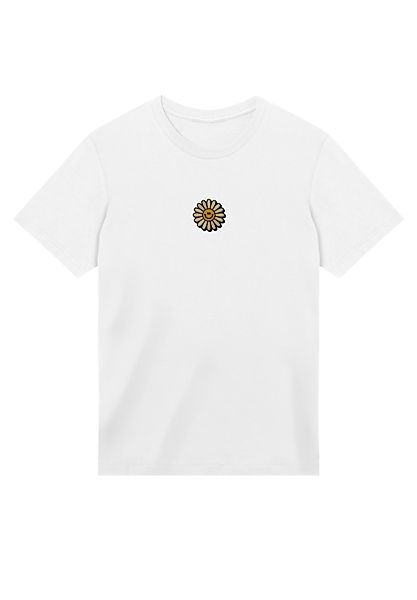 F4NT4STIC T-Shirt "Happy Flower Bestickt", Premium Qualität günstig online kaufen