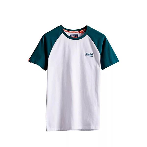 Superdry Orange Label Baseball Kurzarm T-shirt M Optic günstig online kaufen