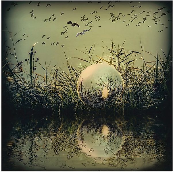 Artland Wandbild »In der Glaskugel - Mystische Au« Landschaften 1 Stk. tlg. günstig online kaufen