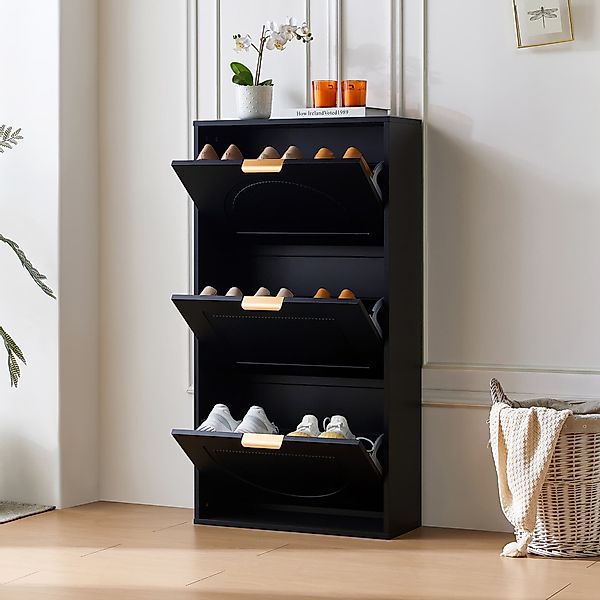 autolock Schuhkipper Schuhschrank Schmal mit 3 günstig online kaufen