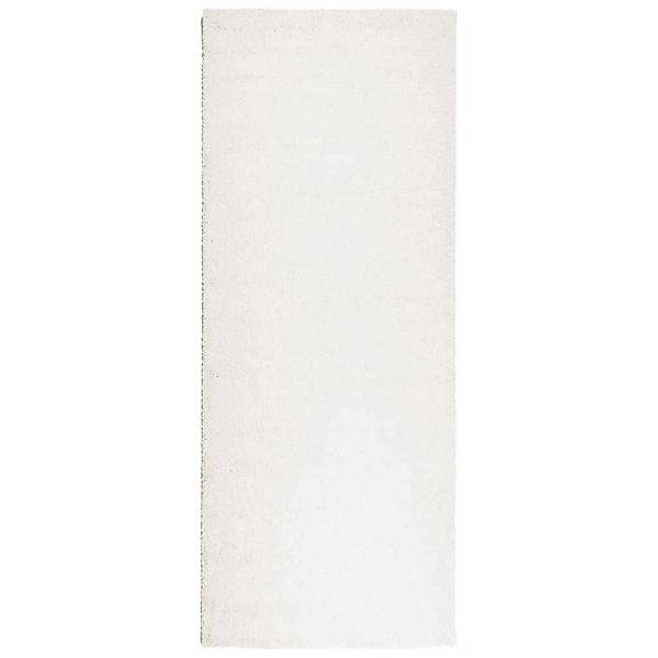 vidaXL Teppich Shaggy Hochflor Modern Creme 80x200 Cm 1954057 günstig online kaufen