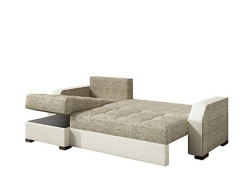 Xlmoebel Ecksofa Ecksofa mit Schlaffunktion Textil Premium Zweifarbig Moder günstig online kaufen