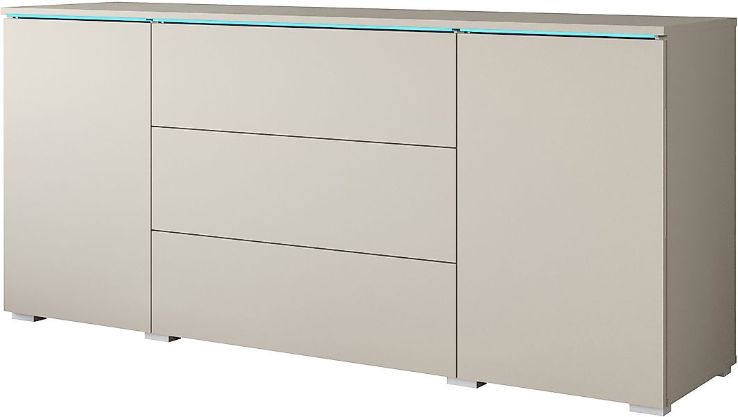 INOSIGN Sideboard VERA, grifflos, verstellbare Einlegeböden, günstig online kaufen