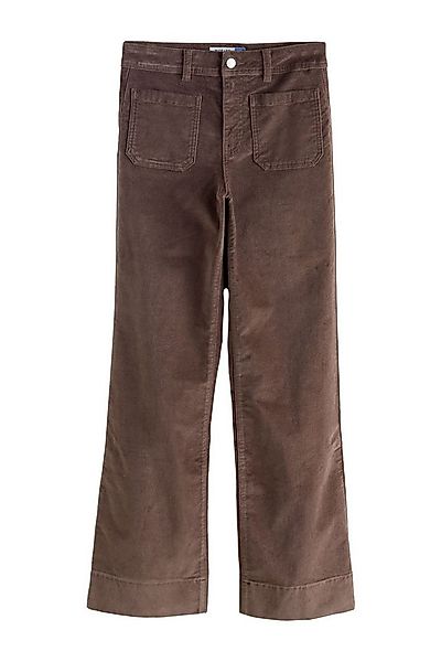 Next Weite Jeans Cord-Jeans mit weitem Bein und aufgesetzter Tasche (1-tlg) günstig online kaufen