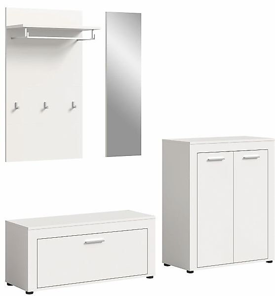 INOSIGN Garderoben-Set "Aosta", (Set, 4 St.), Aosta, Höhe 191 cm, Garderobe günstig online kaufen