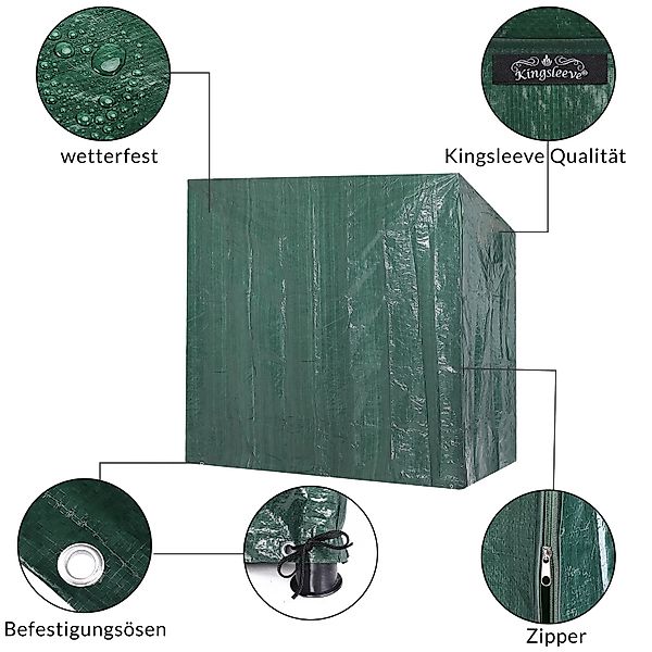 Kingsleeve Gartenmöbel-Schutzhülle Kingsleeve, Strandkorb Winterfest UV-bes günstig online kaufen